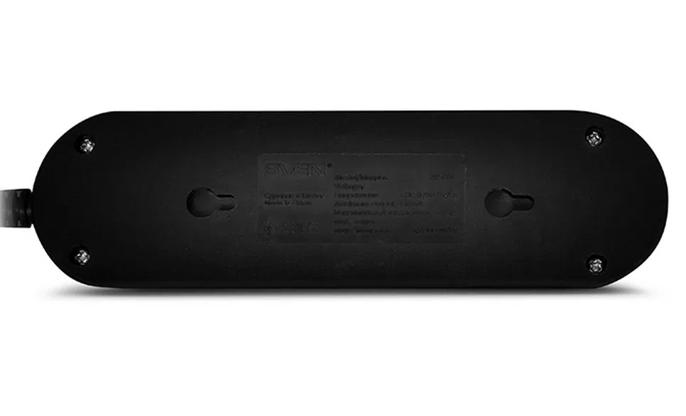 Сетевой фильтр SVEN SF-03L, 3Розеток, 1,8м, Чёрный 4
