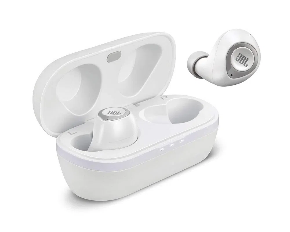 Căști pentru telefoane mobile JBL Tune 100TWS, Bluetooth, Alb