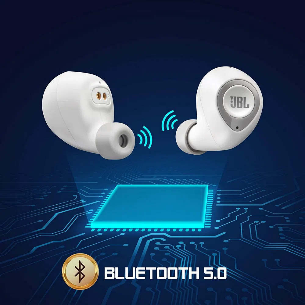 Căști pentru telefoane mobile JBL Tune 100TWS, Bluetooth, Alb 3