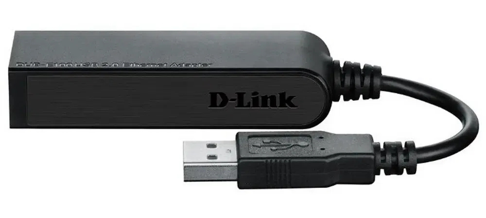 D-Link USB 2.0 Fast Ethernet Adapter 10/100Mb, DUB-E100/E1A 3
