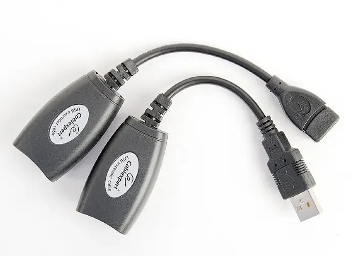 Gembird, UAE-30M Allows extending USB cables up to 30 m, CAT6 or CAT5E LAN cables