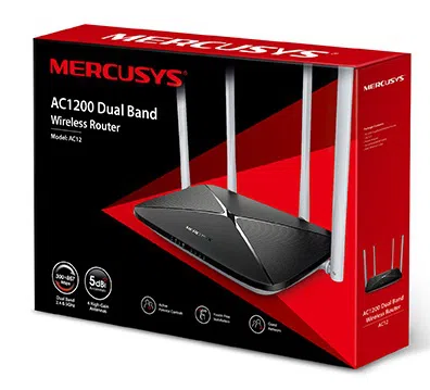 Беспроводной маршрутизатор Mercusys AC12 4