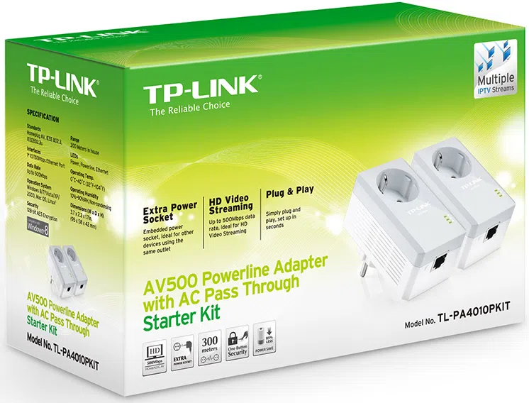 Устройство Powerline Tp-Link TL-PA4010PKIT 2