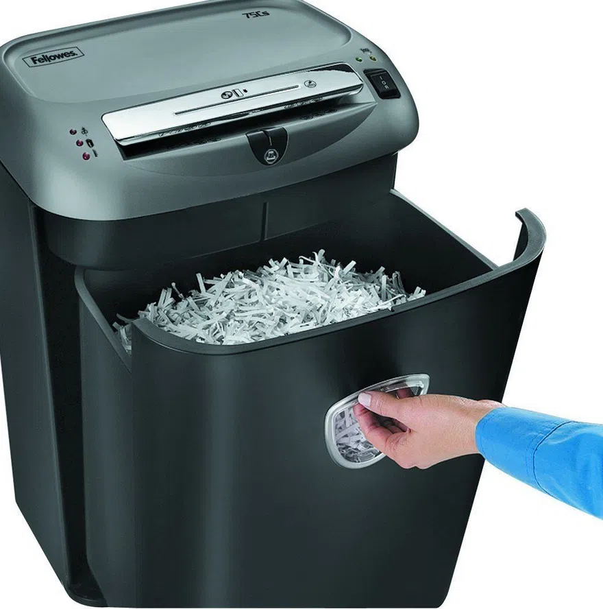 Fellowes PowerShred® 75CS, DIN Level P-4, Cross Cut 4х38mm, Capacity 12sheets, Vol. 27 litr. 3