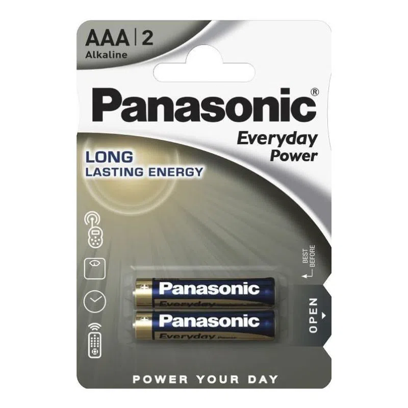 Батарейки Panasonic LR03REE, AAA, 2шт. 2