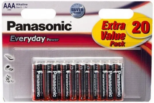 Baterie Panasonic Everyday Power AAA 20pcs (LR03REE/20B)