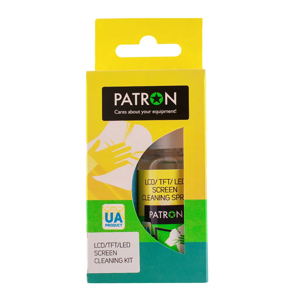 Набор для очистки Patron F3-015, для ЖК/Светодиодных экранов 3