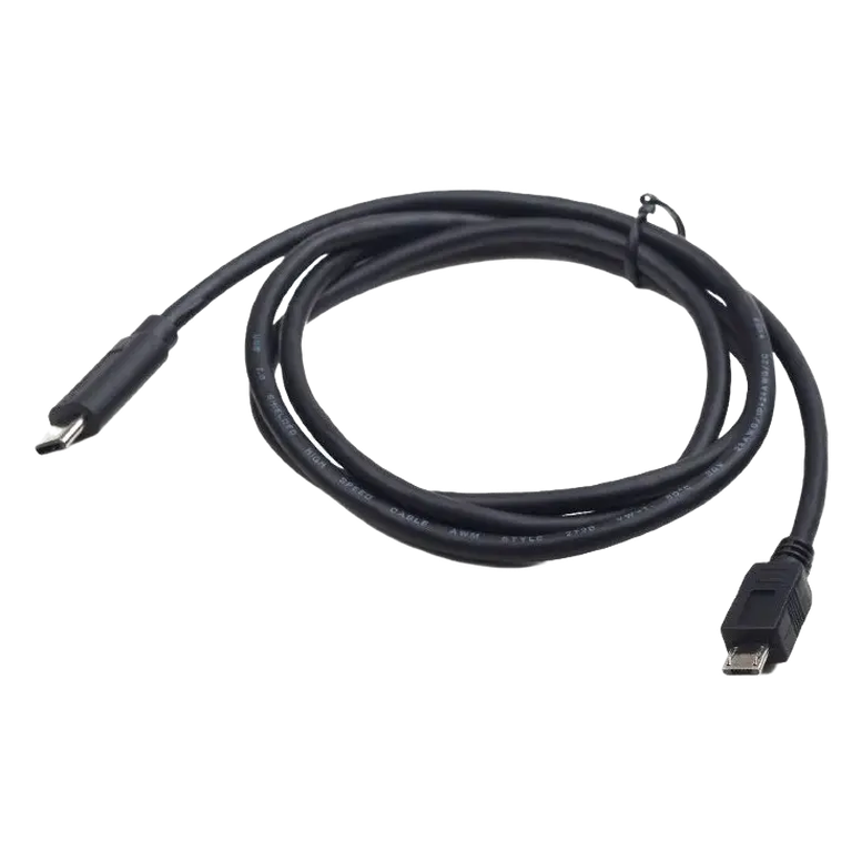 Кабель Cablexpert CCP-USB2-mBMCM-1M, Micro-USB to USB-C, 1 м, Черный