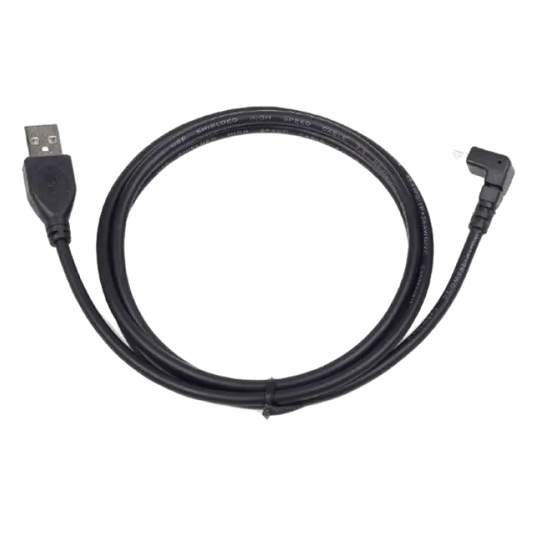 Кабель Cablexpert CCP-mUSB2-AMBM90-6, USB-A to Micro-USB, 1.8 м, Черный 6
