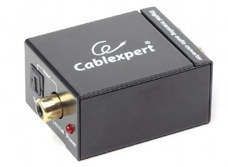 Audio Adaptor Cablexpert DSC-OPT-RCA-001, RCA - Toslink, Negru 4