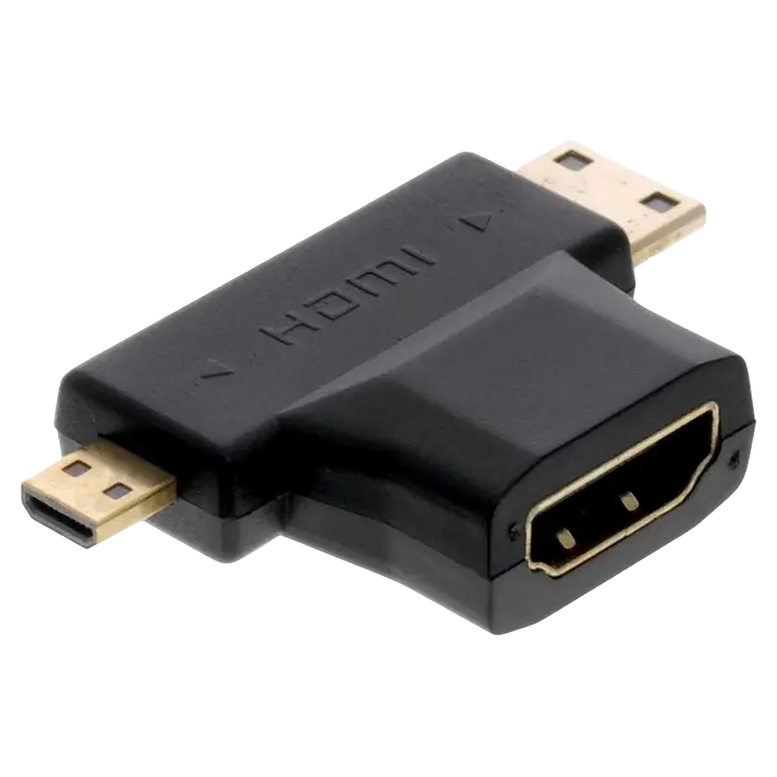 Адаптер APC Electronic APC-101310, HDMI to mini HDMI, Черный