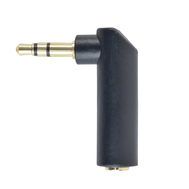 Аудио адаптер Cablexpert A-3.5M-3.5FL, Аналоговый, Черный 2
