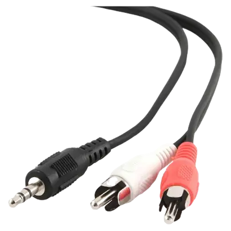Аудио кабель Cablexpert CCA-458-5M, 3.5 мм на 2x RCA, 5 м, Черный 2