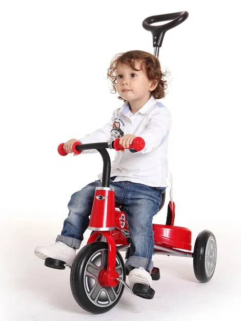 Детский велосипед Rastar Mini Cooper Fold Tricycle Bike 10" Red 3