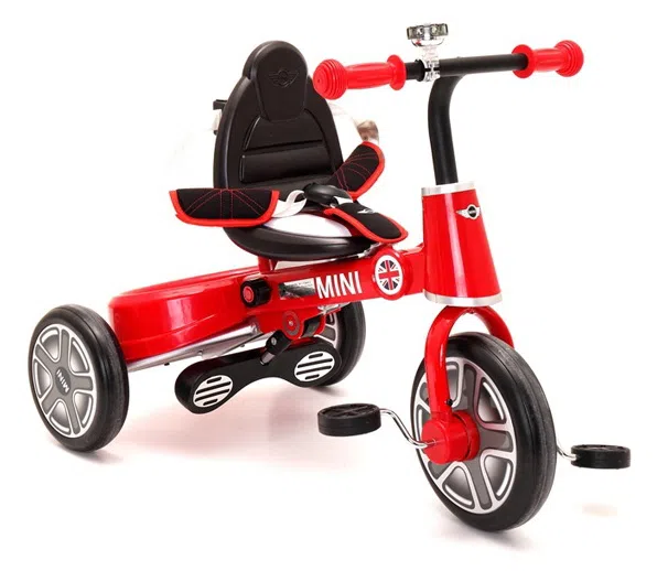 Детский велосипед Rastar Mini Cooper Fold Tricycle Bike 10" Red