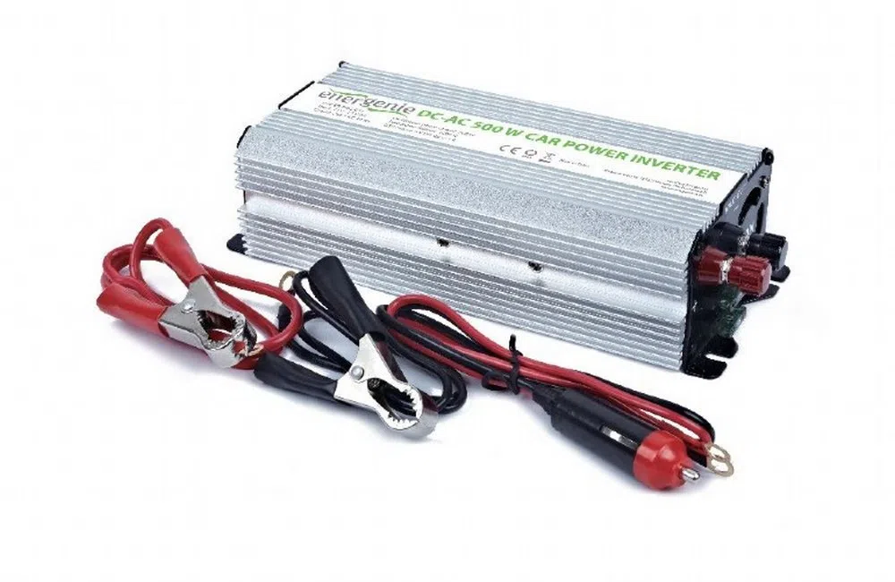 Invertor Auto Energenie EG-PWC-033, 500W, Argintiu 2