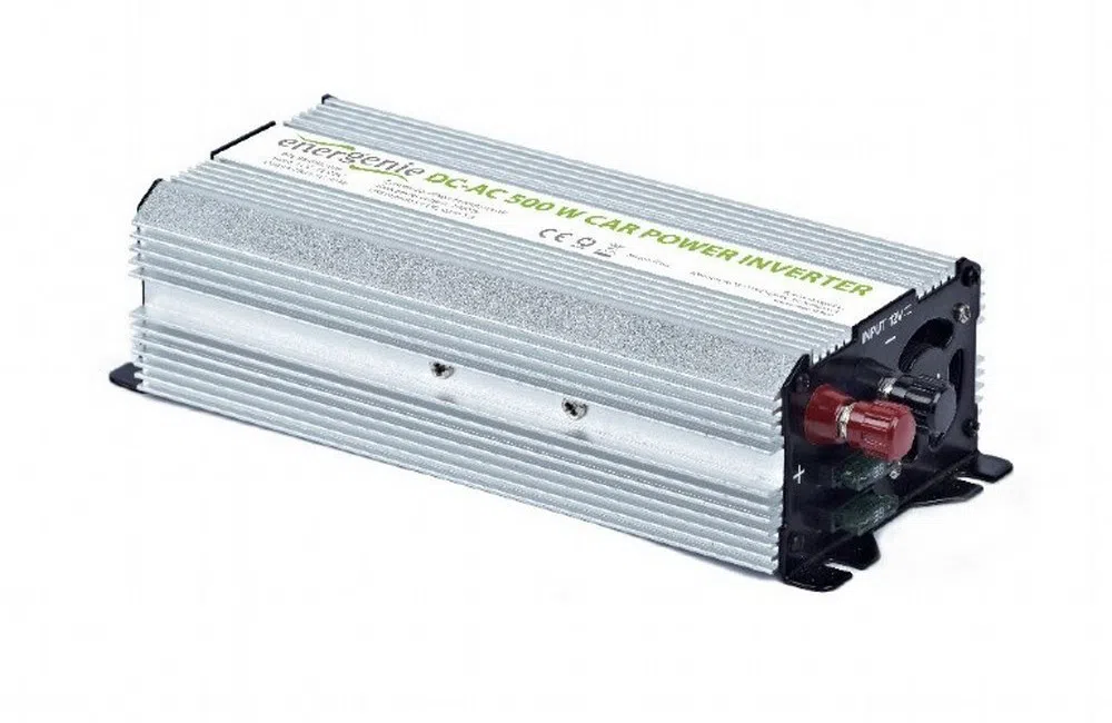 Invertor Auto Energenie EG-PWC-033, 500W, Argintiu