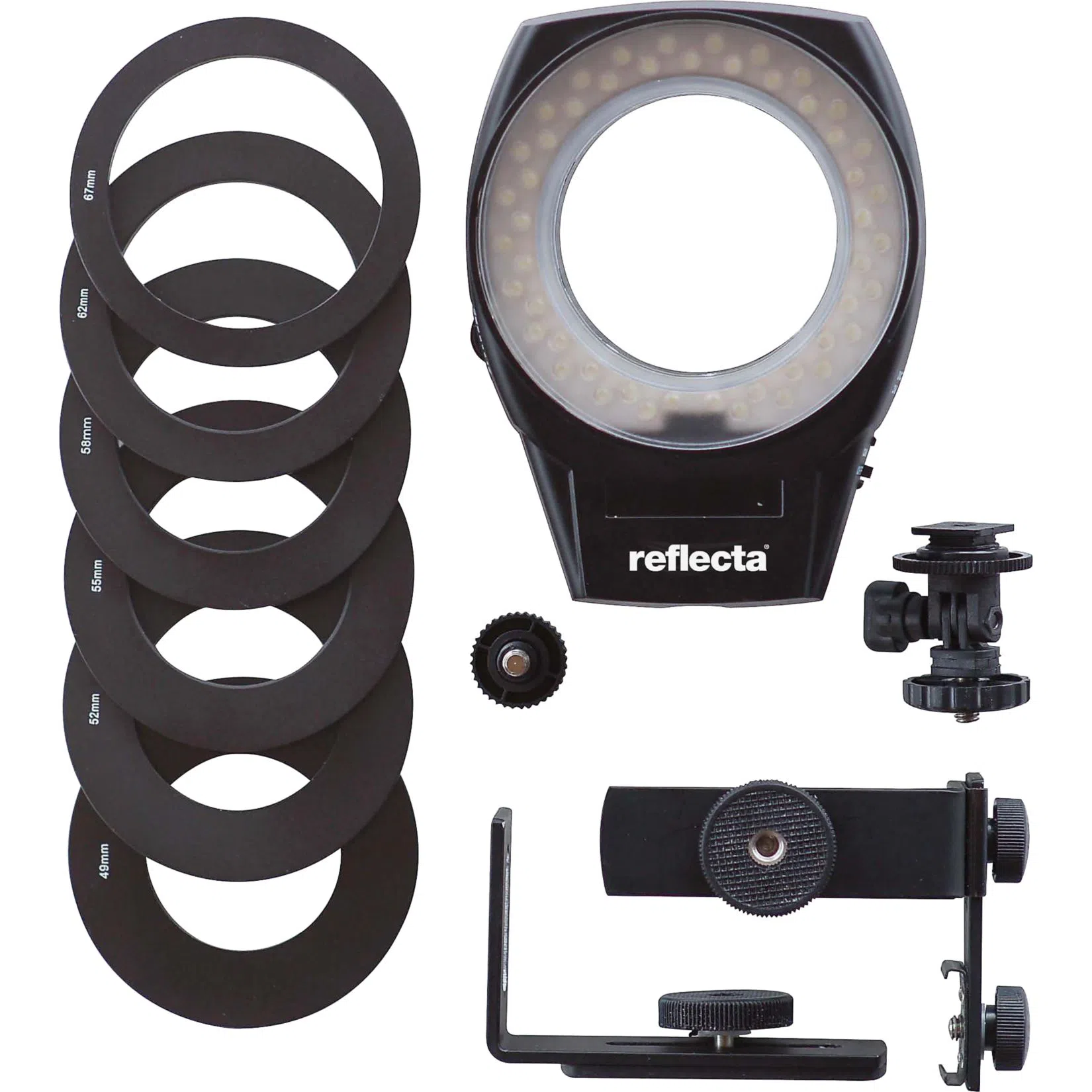 Вспышка Reflecta Speedlite RRL 49 Makro, Чёрный