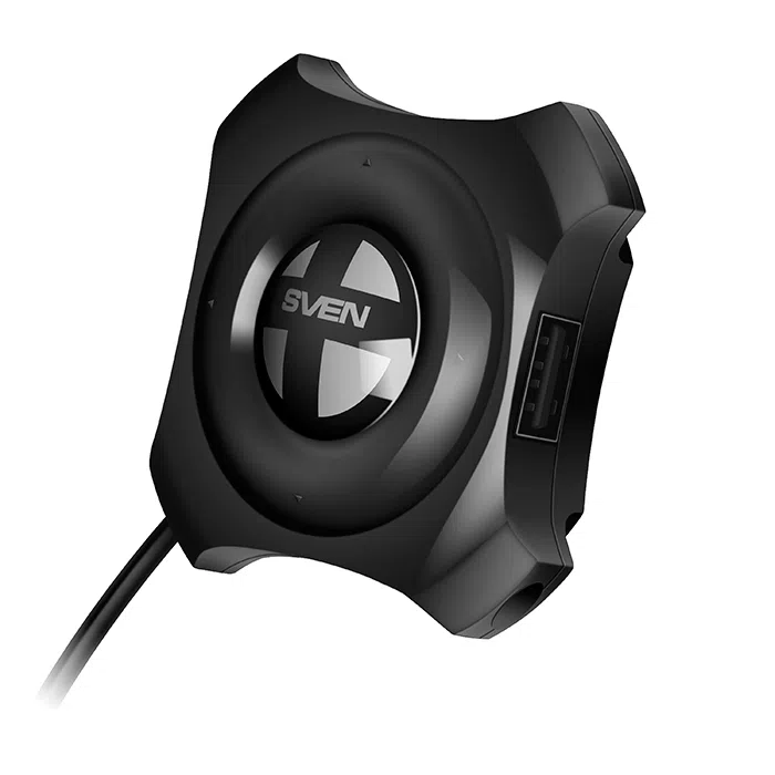 USB 2.0 Hub 4-port SVEN "HB-432", Black 3