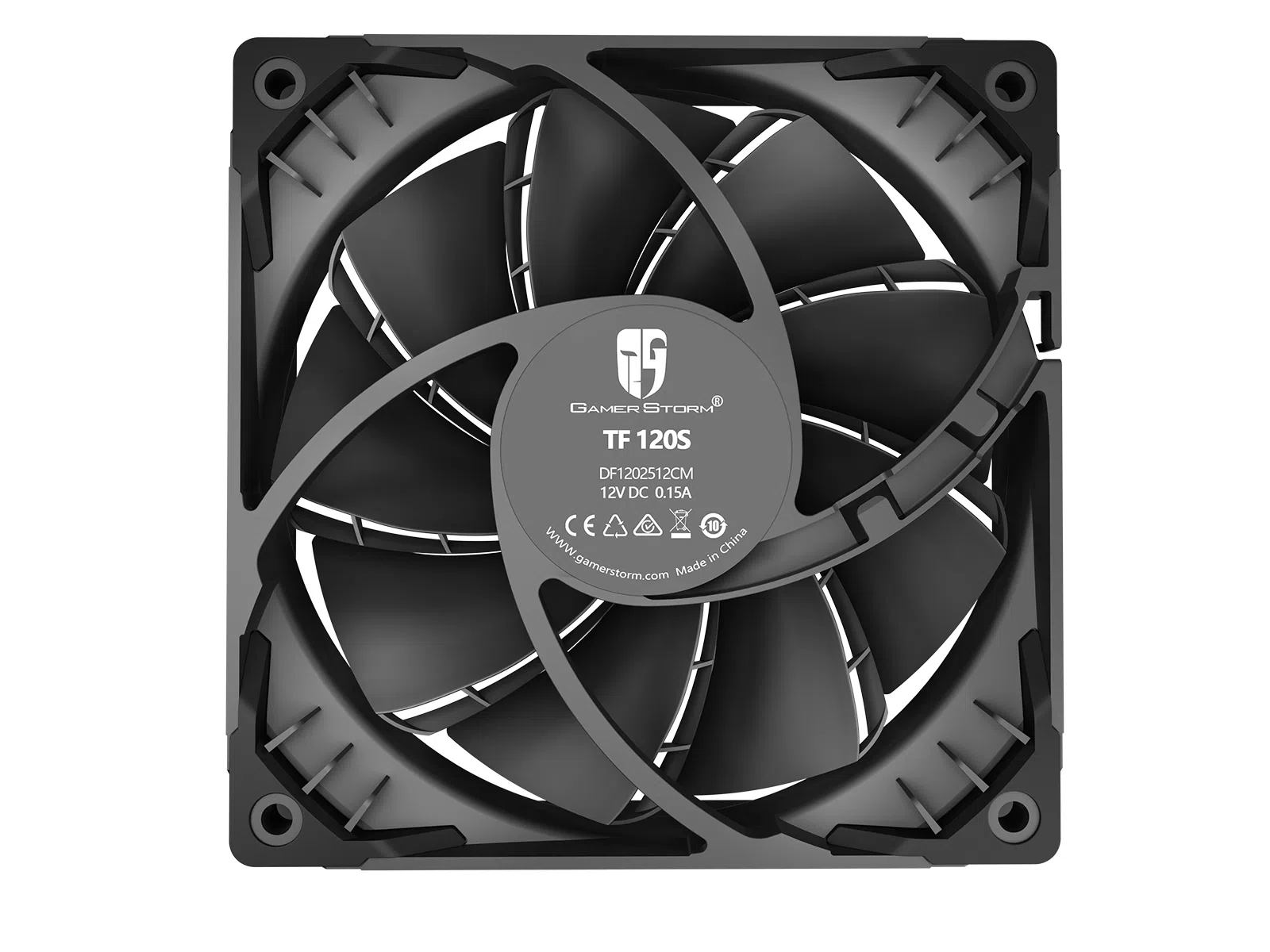 Вентилятор для корпуса Deepcool TF120S Black, 120 мм 7