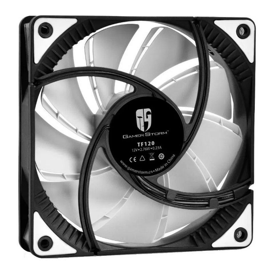 Вентилятор для корпуса Deepcool TF120S White, 120 мм