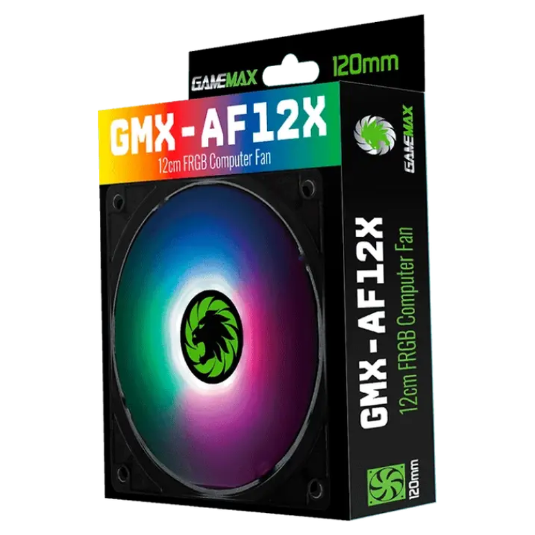 Вентилятор для ПК Gamemax GMX-AF12X, 120 мм, Черный 5
