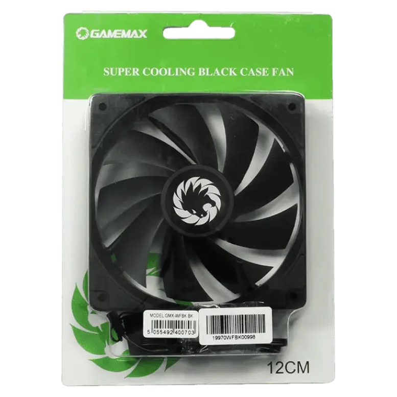 Вентилятор для ПК Gamemax GMX-WFBK BK, 120 мм, Черный 14