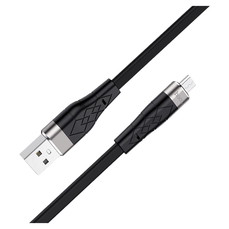 Cablu HOCO X53 Angel, USB-A to Micro-USB, 1 m, Negru