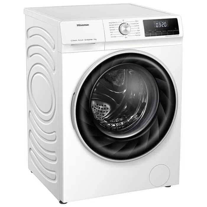 Стиральная машина Hisense WFQY8014EVJM, 8кг, Белый 2