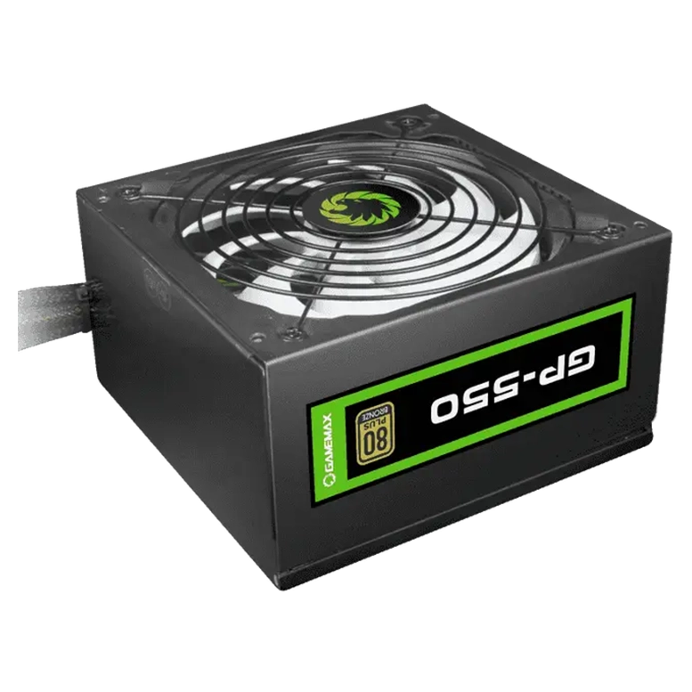 Блок питания для компьютеров Gamemax GP-550, 550 Вт, Черный