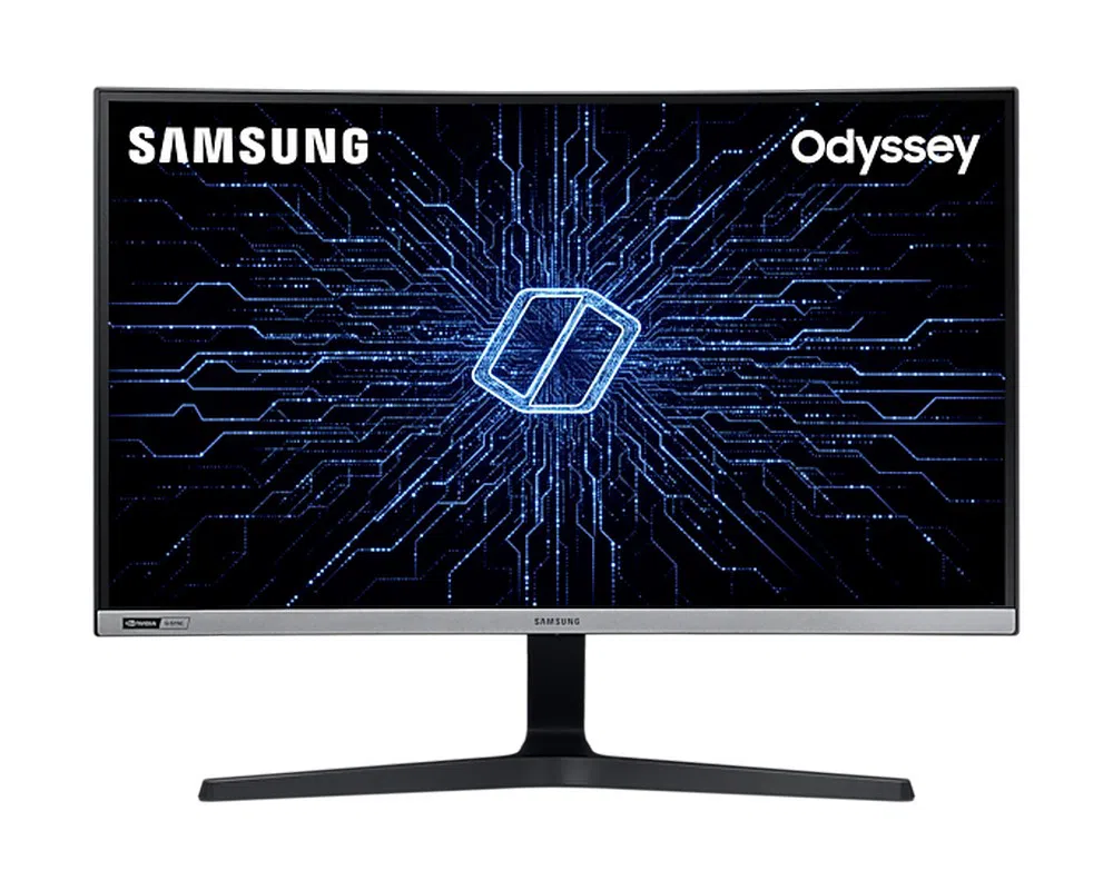 27" Monitor Gaming Samsung C27RG50FQI, VA 1920 x 1080 Full-HD, Negru/Gri