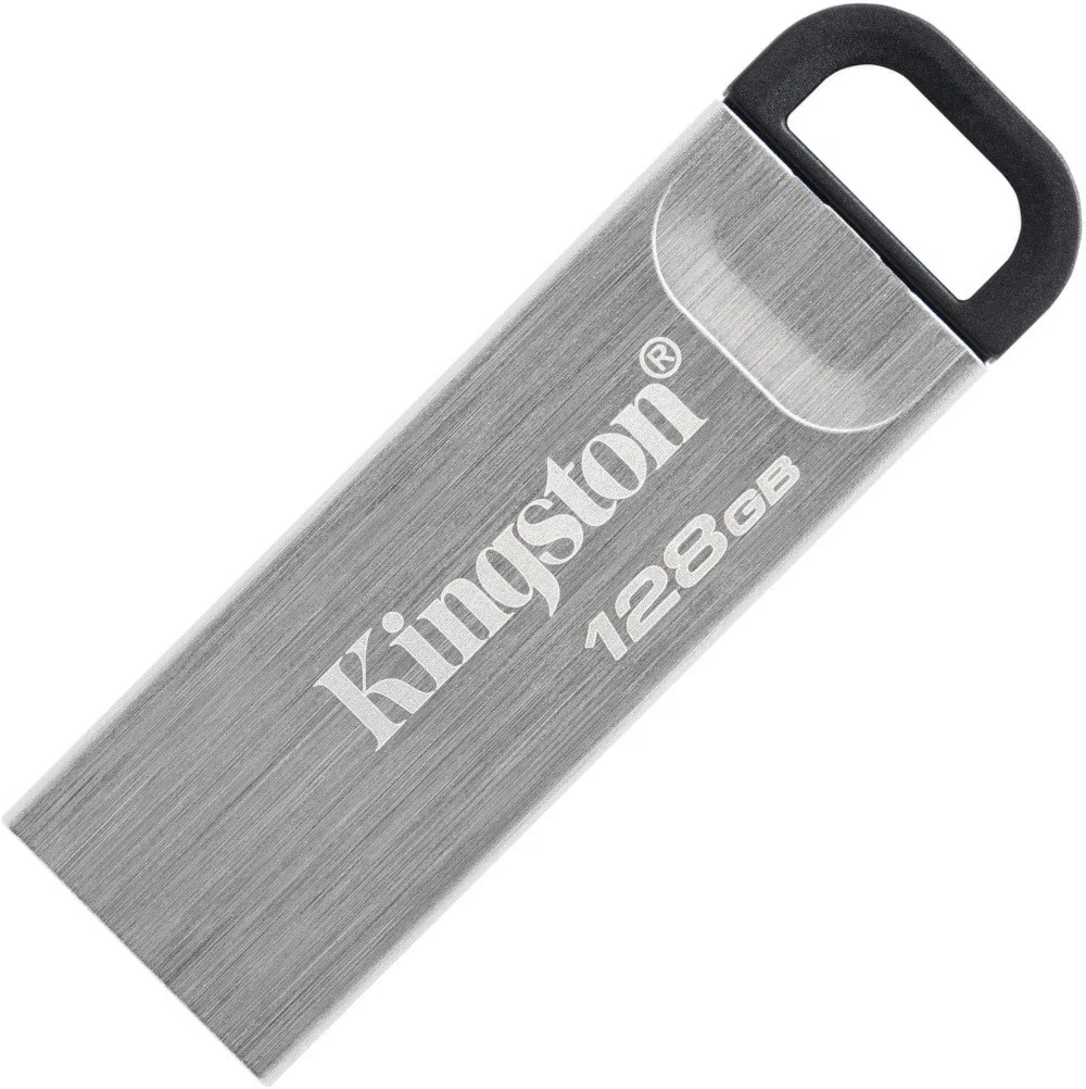 USB Flash Drive Kingston DataTraveler Kyson Silver, 128GB, Argintiu 2