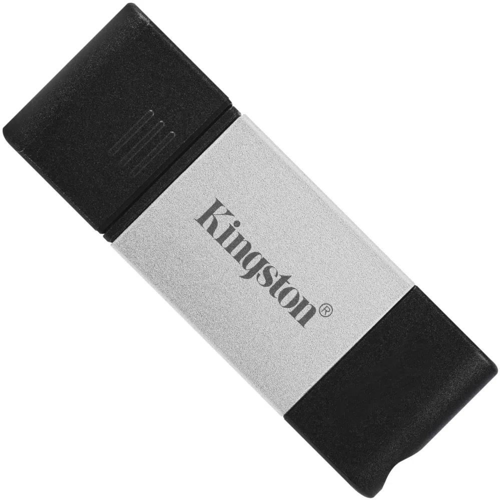 USB Flash Drive Kingston DataTraveler 80 128Gb USB-С Black/Silver (DT80/128GB)