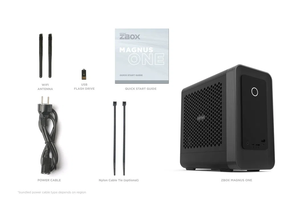 Мини ПК (Barebone) ZOTAC Magnus One ECM73070C / Intel Core i7 / RTX3070 / Black 3