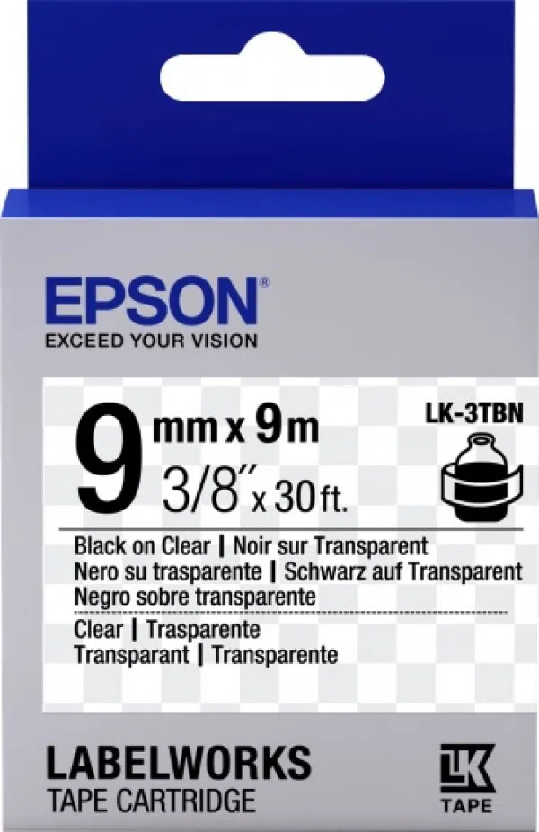 Panglică de satin Epson LK3TBN (C53S653004)