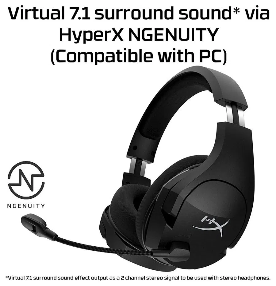 Игровая Гарнитура HyperX Cloud Stinger Core, Беспроводной, Чёрный 3