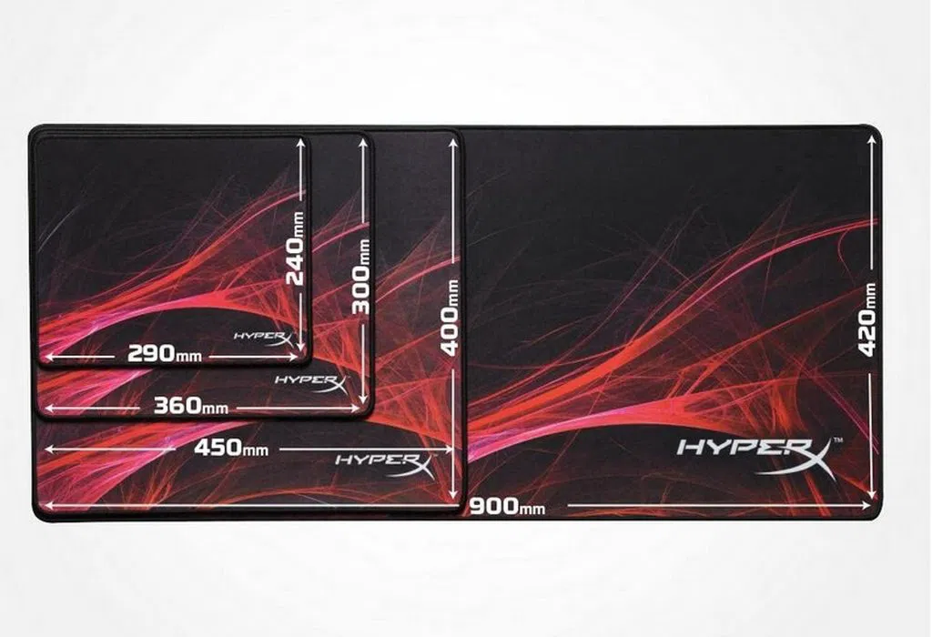 Mouse Pad pentru jocuri HyperX FURY S Pro Speed Edition, Large, Negru/Rosu 4