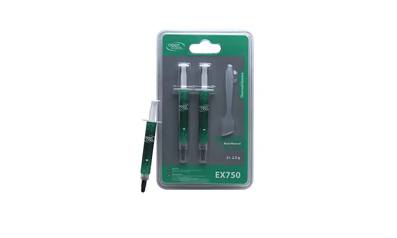 Thermal Paste DEEPCOOL "EX750", 5g, Thermal Impedance: 0.03°C·cmІ/W, Thermal Conductivity: 6.2 W/m·K, Operation Temperature :-50°C to +250°C, Gray