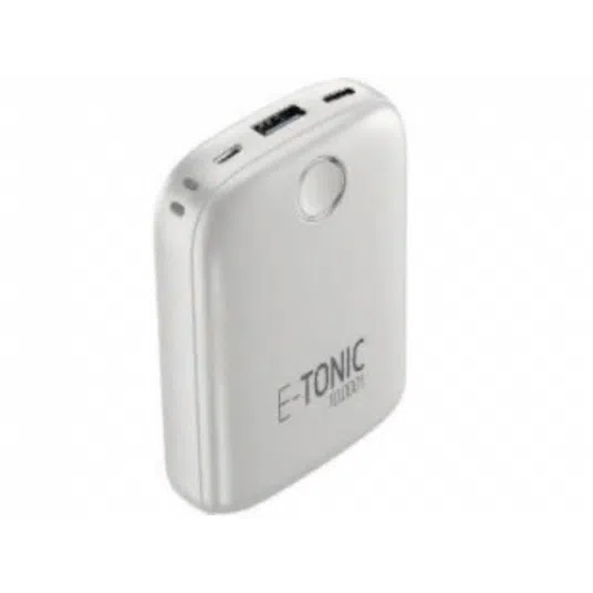Портативное зарядное устройство Cellularline E-TONIC 10000, 10мА·ч, Белый