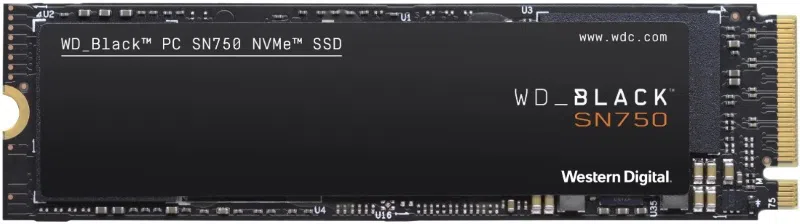 .M.2 NVMe SSD 1.0TB WD Black SN750 [PCIe 3.0 x4, R/W:3470/3000MB/s, 515/560K IOPS, TLC BiCS3]