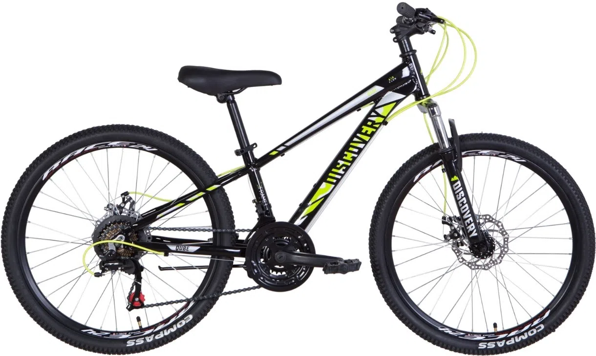 Bicicletă Discovery Qube AM DD 11.5 2021 Black/Ligh Green