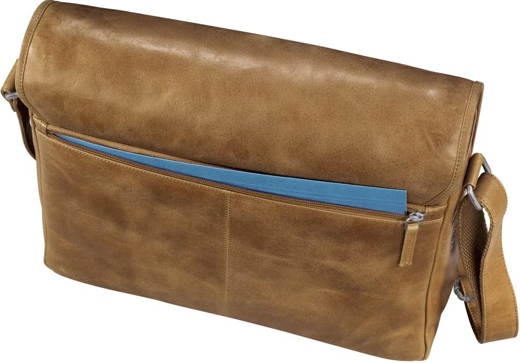 Geanta laptop Hama Daniele Mailand est. 1923 Leather Bag Tan (129492) 4