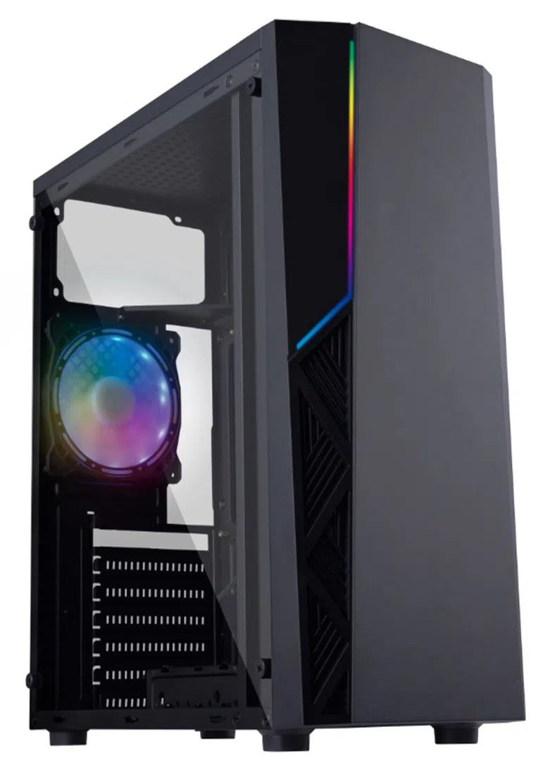 Компьютер ATOL PC1072MP - Gaming RED#10 / Ryzen 3 / 8GB / 128GB SSD + 1TB / GTX1650 / Black