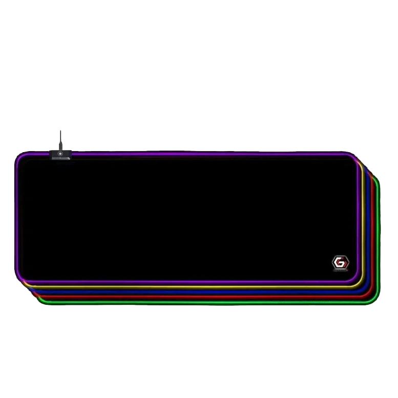 Mousepad Gembird MP-GAMELED-L Black