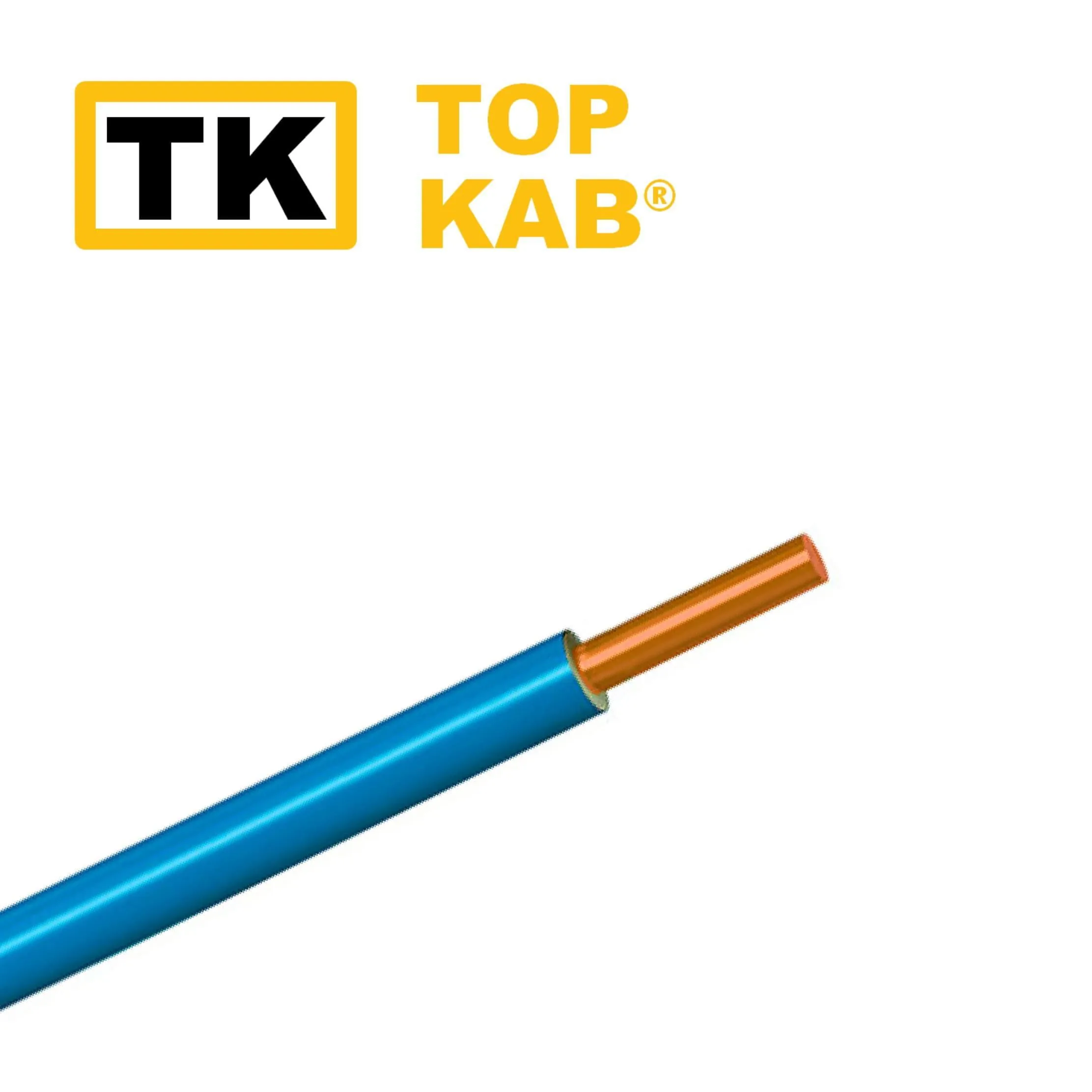 Fir electric PV1 2.5mm albastru TopKab