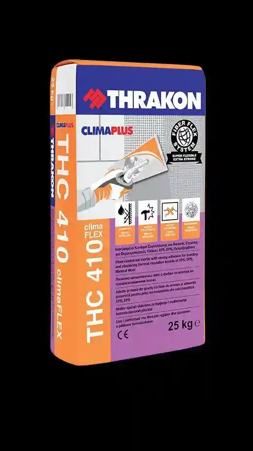 THC 410 CLIMAFLEX CU FIBRE WHITE 25KG