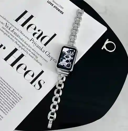 Ремешок металлический для Smart Band 7 Pro Model A8 Silver