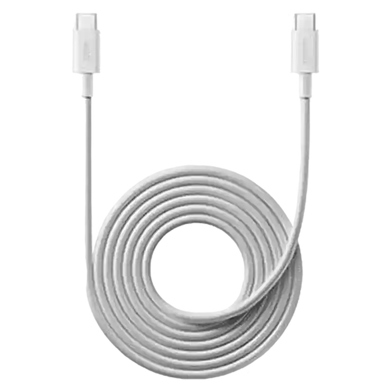 Плетенный кабель Xiaomi 6A Type-C to Type-C 200см, Белый