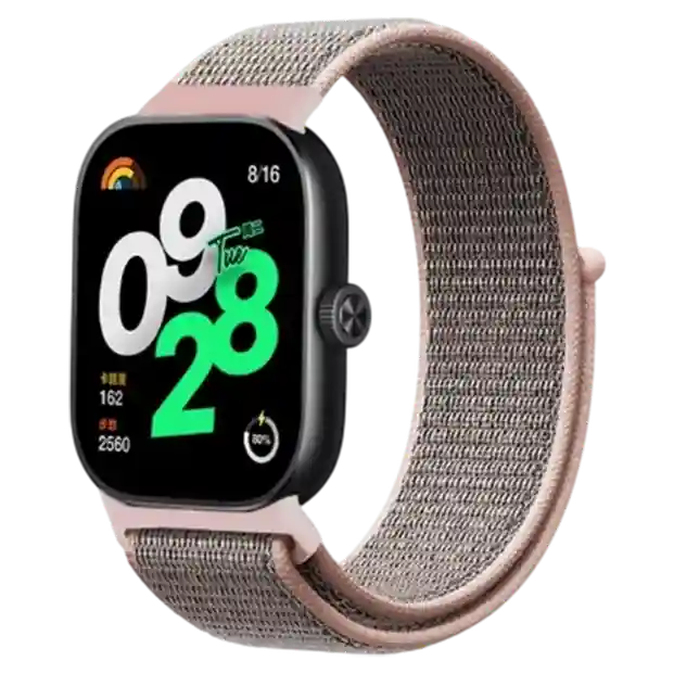 Curelușă Xiaomi Strap Nylon Redmi Watch 4 / 5 /Band 8 Pro/9 Pro, Pink sand