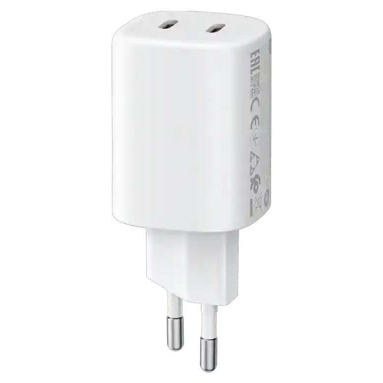 Încărcător Xiaomi 45W Nano Turbo Charging Power Adapter (2-Port), White